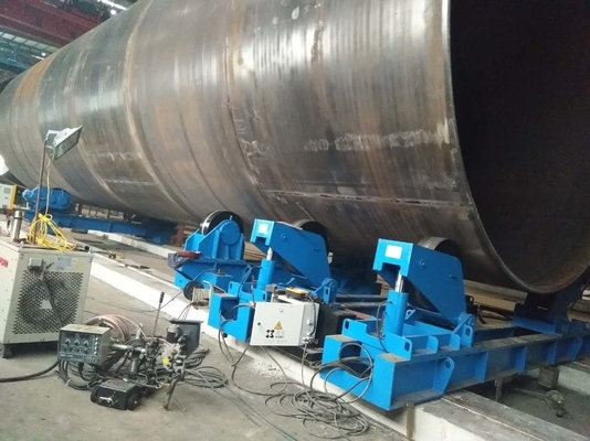 Συμβατική Positioner συγκόλλησης σωλήνων Rotator τακτοποίηση πύργων αέρα χειριστών επάνω Rotator 60t