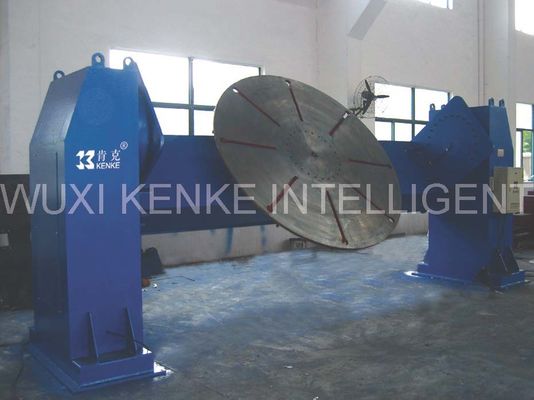 Positioner συγκόλλησης 10000kg TWS γυρίζοντας επιτραπέζια διπλή βάση